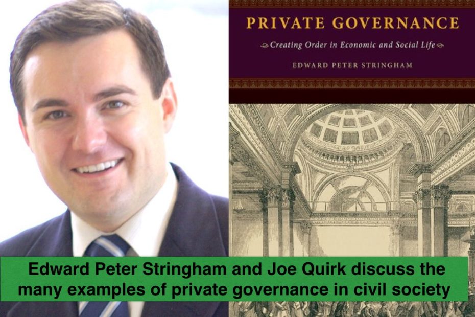 Edward Stringham's book "Private Governance
